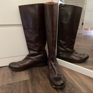 Frye Tall Boots (chocolate brown leather)